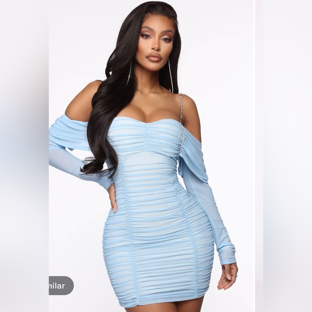Mini dress blue